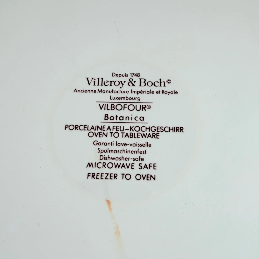 Villeroy & Boch Luxembourg Vilbofour Botanica 9 1/2